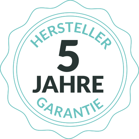 5 Jahre Garantie